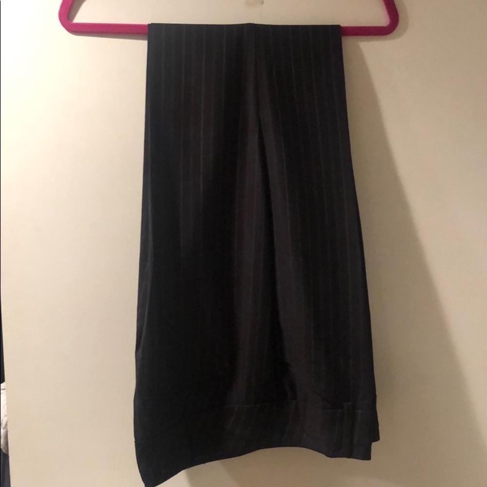 Black pinstripes pant